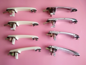 Ensamblaje de manija de puerta trasera izquierda exterior de plástico OEM nueva condición para HAIMA 3 - Product Image 4