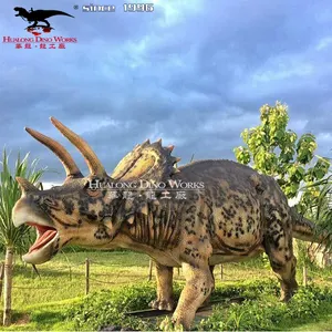 2023 Jurassic Theme Park Waterproof Real Size Remote Control Dinosaur Animatronic For Sale