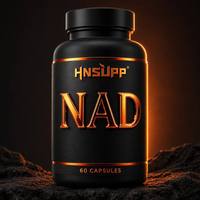 Complément NAD+ 60 Capsules - NAD+ Liposome avec Resvératrol, Marque Privée Personnalisée OEM pour le Soutien Quotidien de l'Énergie Cellulaire