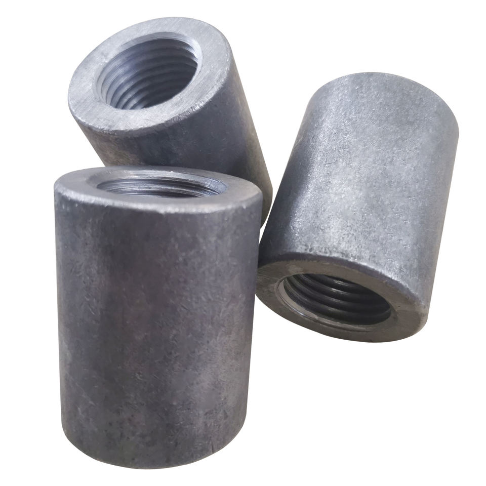 B500 Forging Rebar Coupler Deformed Rebar Coupler Metal Concrete Steel ...
