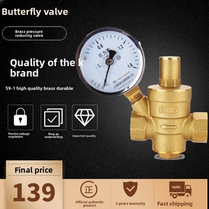 Vanne <span class=keywords><strong>de</strong></span> réduction <span class=keywords><strong>de</strong></span> <span class=keywords><strong>pression</strong></span> d'<span class=keywords><strong>eau</strong></span> du robinet domestique, vanne <span class=keywords><strong>de</strong></span> régulation <span class=keywords><strong>de</strong></span> <span class=keywords><strong>pression</strong></span> en laiton pour <span class=keywords><strong>chauffe</strong></span>-<span class=keywords><strong>eau</strong></span>, épaissie, DN15 DN20 1/2\" 3/4\" Modèle - Product Image 4