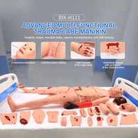 Simulateur de traumatisme multifonctionnel, mannequin de soins infirmiers, modèle de formation aux soins cliniques avec ressources d'évaluation des plaies pour centre d'urgence