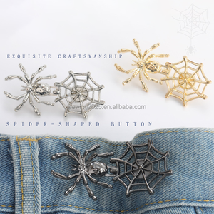 Hebilla de cintura de telaraña Hebilla de par de metal Hebilla desmontable sin uñas Herramienta de cambio de tamaño de cintura - Product Image 2