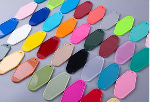 Llaveros de Diseño Vintage para Habitaciones de Motel, Sublimados, en Blanco, de Color Sólido, con Impresión UV, para Hoteles y Fans de Anime/Dibujos Animados - Product Image 6