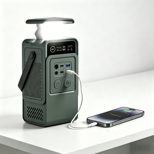 Estación de Energía Portátil de 200W 192Wh con Onda Sinusoidal Pura, Panel Solar y Batería LiFePO4 para Respaldo Doméstico, Camping y Generador para RV - Product Image 1