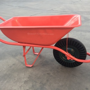 รถเข็นตลาดกายอานา ล้อตัน 80 ลิตร รับน้ำหนัก 130 กิโลกรัม ถาดเหล็กทรงสี่เหลี่ยม โครงสร้างเหล็ก - Product Image 5