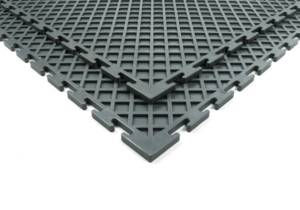 Dalles de sol de garage en PVC à emboîtement, dalles de terrasse économiques, <span class=keywords><strong>base</strong></span> en plastique pour sols de garage, dalles de sol côtelées pour garage - Product Image 2