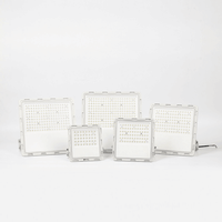 Alto lúmenes Ip65 impermeable proyector al aire libre iluminación de jardín aluminio 50W 100W 150W 200W 250W 300W Luz de inundación Led