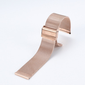 Correa de Acero Inoxidable con Doble Cierre de Seguridad, Correa de Malla para Reloj Inteligente Samsung, Huawei, Xiaomi, <span class=keywords><strong>Garmin</strong></span>, Redmi, <span class=keywords><strong>Accesorios</strong></span> - Product Image 5
