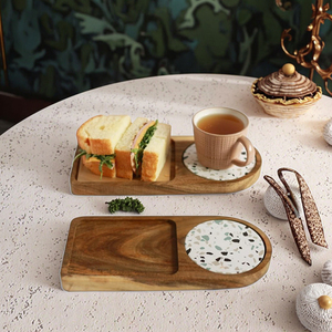 Phổ biến sáng tạo thân thiện với môi nhà máy mô hình đa mục đích hiện đại bằng gỗ tổ chức phục vụ khay và tấm cho nhà hàng - Product Image 6