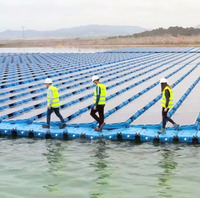 Plataforma Modular de Sistema FPV de Fácil Instalación para Plantas de Energía Solar Flotantes en Lagos y Embalses, Resistente a la Corrosión