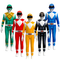 Disfraz de Cosplay de Ranger Verde para Niños, Conjunto de Traje para Primavera 2026