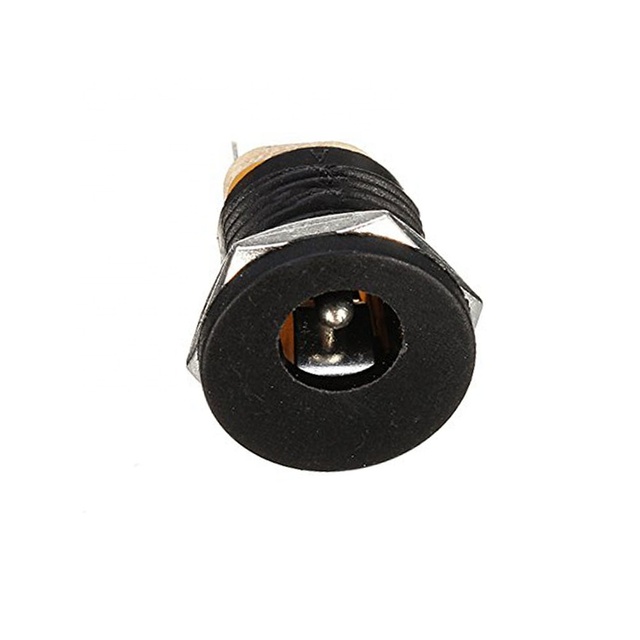 DC-022 5.5*2.1mm 3Pin Connectors Waterproof Power Socket Female Panel Mount DC022 Supply Jack Socket Panel Mount Plug