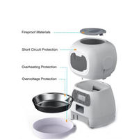 Distributeur automatique de nourriture pour chien 3,5 L, distributeur intelligent de nourriture pour chiens et chats, minuterie Wifi, bol en acier inoxydable, nourrisseur automatique pour chiens et chats, accessoires pour animaux de compagnie
