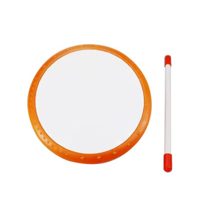Wholesale Plastic <b>Hand</b> <b>Drum</b> Orff Percussion Instrument Yellow <b>Hand</b> <b>Drum</b> with Mallet <b>Hand</b> Clap <b>Drum</b> Toy for Kids - Product Image 1
