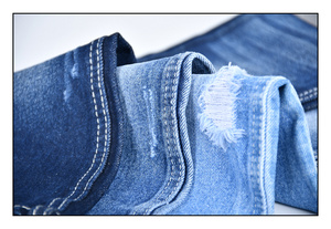 12oz trọng lượng nặng Warp slub không <span class=keywords><strong>c</strong></span>ó Spandex <span class=keywords><strong>c</strong></span>ứng nhắ<span class=keywords><strong>c</strong></span> màu xanh đậm denim vải cho quần jean và áo khoá<span class=keywords><strong>c</strong></span> - Product Image 6