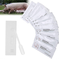 Nouveau test de grossesse porcine sur papier, haute sensibilité, diagnostic précoce précis, équipement pour le bétail