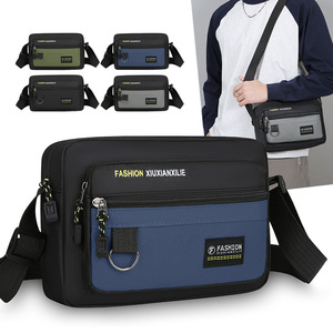 Fashion Xuxianxue Men's Messenger <b>Bag</b> <b>Large</b> Capacity Nylon Waterproof <b>Crossbody</b> <b>Bag</b> For Business Travel Casual Use - Product Image 4