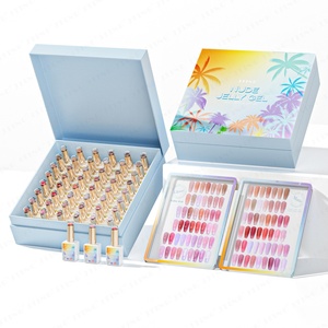 JTING Nuevo Diseño Popular de Verano, Set de Esmalte de Uñas en Gel de 48 Colores, Caja de Esmalte de Gel Transparente Rosa, Colección de Esmalte de Gel - Product Image 6