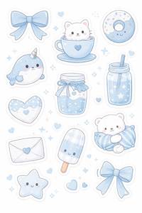 สติกเกอร์โลโก้การ์ตูนน่ารักแบบกำหนดเอง กันน้ำ ผลิตจากไวนิล PVC ตัดแบบไดคัท ตกแต่งสวยงาม ทนทาน สติกเกอร์ส่งเสริมการขายแบบกำหนดเอง - Product Image 6