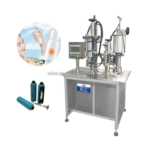 반자동 에어로졸 충전기 BOV 캔용 오일 액체 스테인리스 스틸 304/316 저소음 소형 화장품 장비 - Product Image 1