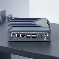 Nouveau mini PC industriel fiable, design compact sans ventilateur, N150 Quad Core DDR5, double LAN, SSD+HDD, affichage numérique, kiosque, utilisation au bureau