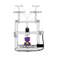 Imprimante 3D FDM multi-couleurs automatique à 7 couleurs Anycubic Kobra X Combo haute vitesse 600 mm/s, grande taille d'impression 260 * 260 * 260 mm
