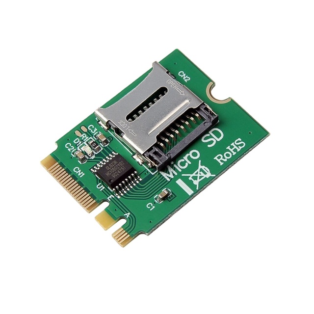 M2 NGFF Key A.E WIFI Slot to Micro-SD SDHC SDXC TF Card Reader T-Flash Card M.2 A+E Card Adapter Kit for Windows Mac OS