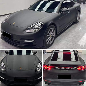 Envoltura de vinilo negro mate para coche, envoltura de papel de envoltura para coche, fabricantes - Product Image 2