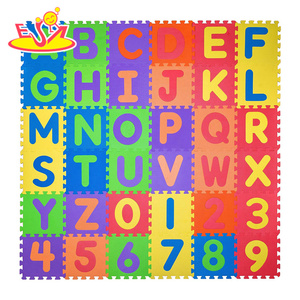 <span class=keywords><strong>Tapis</strong></span> de puzzle pour enfants pour l'apprentissage de la phonétique et de la numératie des tout-petits d'intérieur-<span class=keywords><strong>Alphabet</strong></span> arc-en-ciel et numéro EVA Foam Play Set W09G016 - Product Image 1