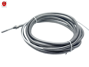 Sonde en L Pt100 RTD WZPM, capteur de température pour roulement à billes, montage à angle droit, gaine en acier inoxydable - Product Image 1