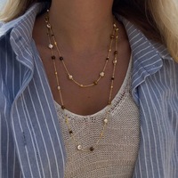Collier long en œil de tigre de luxe pour femmes, bijoux en pierre naturelle en gros pour boutiques et magasins en ligne