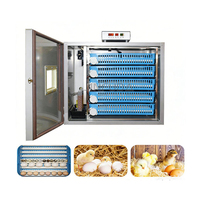 Incubateur d'œufs intelligent tout-en-un (éclosion/élevage/prise en charge) avec fonction 360° °   Tourneur à rouleaux et double alimentation - Taux d'éclosion élevé pour la volaille