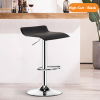 Chaise haute ergonomique colorée, moderne, réglable en hauteur, avec base en métal, chaise haute de cuisine, tabouret de bar pivotant avec repose-pieds