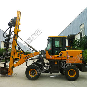 Venta Directa de Fábrica, Perforadora de Postes de Telégrafo Montada en Camión, Hincadora de Pilotes Helicoidales - Product Image 4