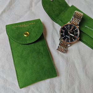 Custom Velvet Pouch for <b>Watch</b> & Jewelry Packaging with Button Closure USM Brand Portable <b>Ring</b> Storage Bag - Product Image 3
