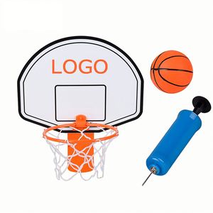 Panier de basket mural intérieur personnalisé avec logo, pour enfants, mini panier de basket mural, ensemble de jouets - Product Image 1