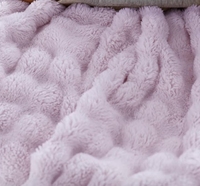 Dicke Bunte Großhandels-Winterdecke Heimdekoration Sofa Couch Bett Büro Kunstfell Kaninchenfell-Optik Blasendecke