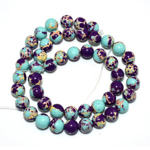 Cuentas Sueltas de <span class=keywords><strong>Jaspe</strong></span> Imperial Natural de Alta Calidad de 6/8/10 mm, Seguro Comercial - Product Image 4