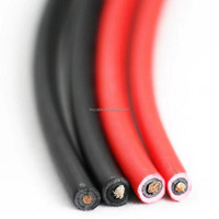 Câble solaire photovoltaïque en cuivre étamé flexible sans halogène H1Z2Z2-K XLPO 1,5 mm² pour appareils électroménagers, rouge, vente en gros