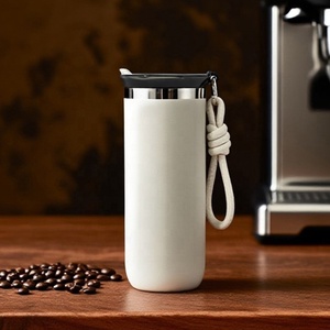 Nouvelle arrivée 12oz 16oz tasses à café en gros gobelet en acier inoxydable pour l'extérieur <span class=keywords><strong>Camping</strong></span> bureau isolé fiole à vide avec couvercle - Product Image 1