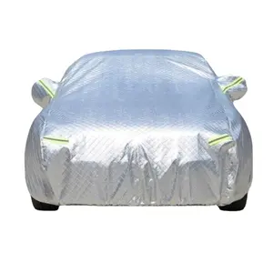 Aluminum Cloth Car Cover Hail Proof Windproof Rainproof Isolation Auto Cover for All Seasons