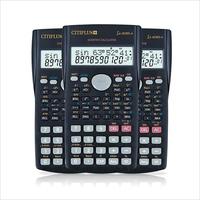 Calculatrice scientifique de haute qualité pour étudiants, en plastique ABS, électronique, alimentée par piles, pour les études scientifiques