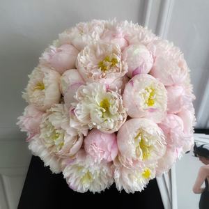 Nouveauté, grande quantité, fleur éternelle pour cadeau, fleur éternelle avec longue tige, pivoine rouge rose conservée dans une boîte - Product Image 3