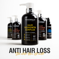Extrait de plante naturelle personnalisée menthe poivrée croissance des cheveux shampooing après-shampooing ensemble lutter contre la perte de cheveux