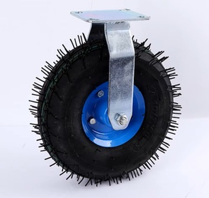 <span class=keywords><strong>Roue</strong></span> pneumatique rigide de 10 pouces (<span class=keywords><strong>260</strong></span> mm), roues pneumatiques, chariot industriel, roulettes fixes - Product Image 2