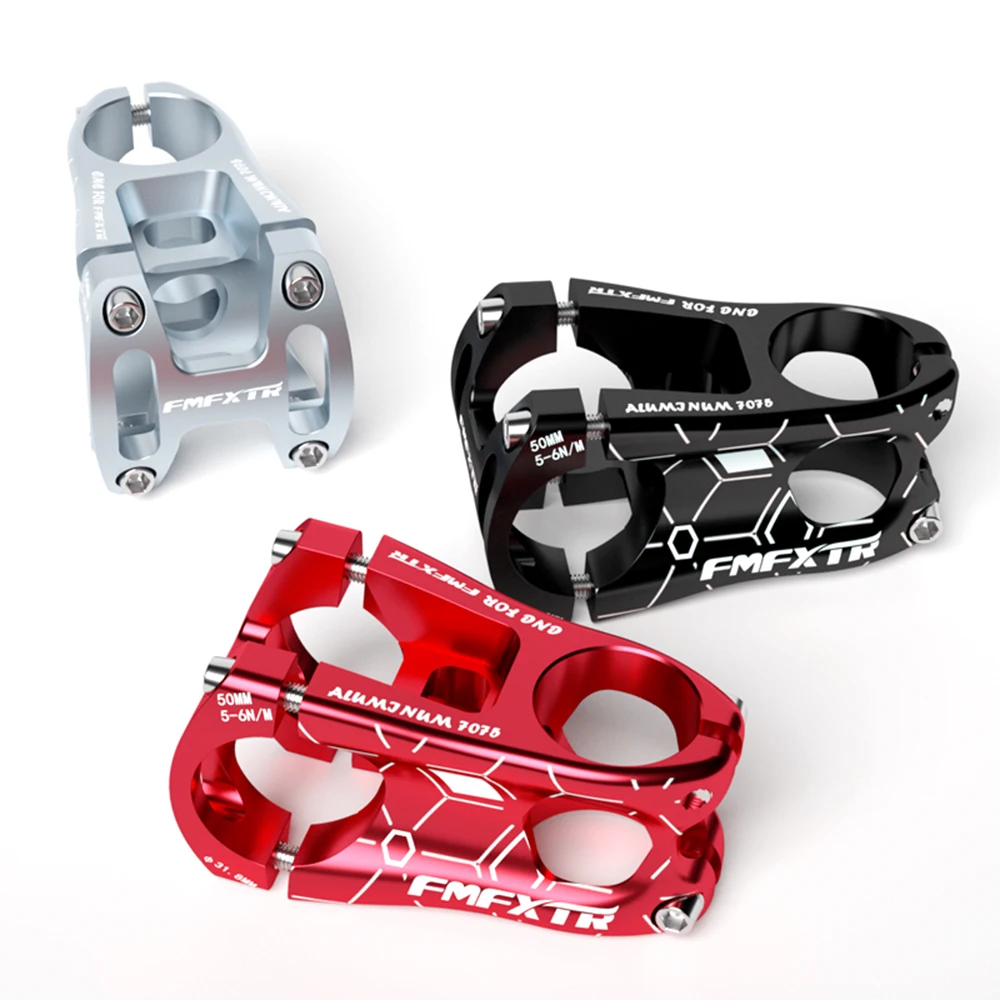 Ouo-ロングバイクステム、7075アルミニウムCNC、17度、6度、mtb