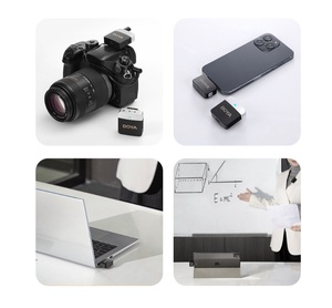 Boya BY-M1V Tốt Nhất Facebook Dòng Sống Không Dây Ve Áo Microphone ANC Hoạt Động Tiếng Ồn Hủy Bỏ Cho Vlog Người Sáng Tạo Nội Dung Podcast - Product Image 4