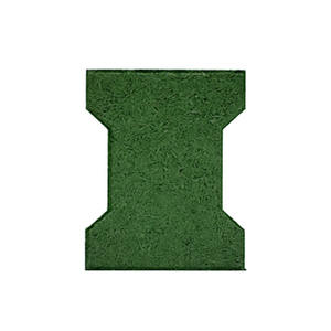 Pavés en caoutchouc à haute résilience Supersafe Dogbone Shape Crumb 15-50mm d'épaisseur 200x160mm Taille Revêtement de sol anti-dérapant pour l'amusement - Product Image 1