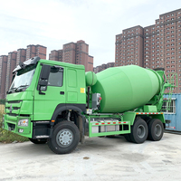 Camion malaxeur à béton autochargeur Howo 6X4 de 15 mètres cubes à haute efficacité avec moteur et pompe à vendre